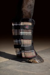 Kensington Protective Products Protective Horse Fly Boots, Deluxe Black, Average