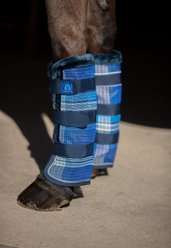 Kensington Protective Products Protective Horse Fly Boots, Kentucky Blue, Oversize