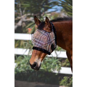Kensington Protective Products Signature Horse Fly Mask, Deluxe Black, Yearling