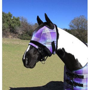 Kensington Protective Products Signature Horse Fly Mask, Lavender Mint, Draft