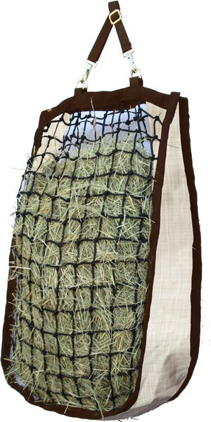 Kensington Protective Products 2 Flake Slow Feed Horse Hay Bag with Rim