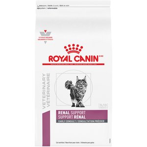 Royal Canin Veterinary Diet Adult Renal Support Early Consult Dry Cat Food, 4.4-lb bag
