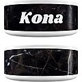 Frisco Personalized Black Marble Large Dog Bowl, 4.75 cup