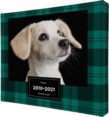 Frisco Personalized Plaid Gallery-Wrapped Canvas, slide 1 of 1