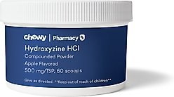 Hydroxyzine HCl Compounded Powder Apple Flavored for Horses, 500-mg/TSP, 60 scoops