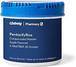 Pentoxifylline Compounded Powder Apple Flavored for Horses, 4-GM/TBSP, 30 scoops