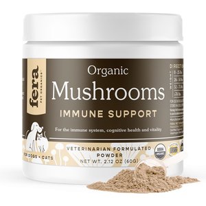 Fera Pet Organics Mushroom Immune Support Dog & Cat Supplement, 120 servings