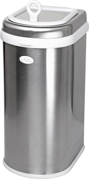 Ubbi Stainless Steel Dog & Cat Waste Pail with Litter Scoop slide 1 of 6