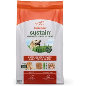 CANIDAE Sustain Premium Recipe Cage-Free Chicken Adult Dry Dog Food, 4-lb bag