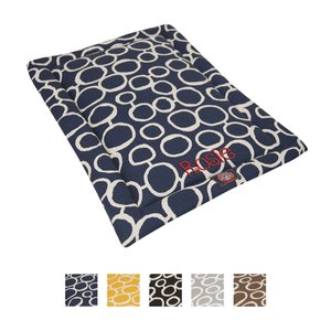 Majestic Pet Fusion Personalized Dog Crate Mat, Navy, X-Small