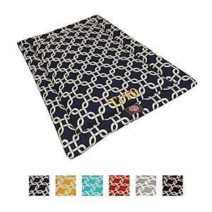 Majestic Pet Links Personalized Dog Crate Mat, Navy, Small