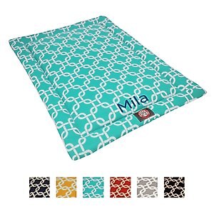Majestic Pet Links Personalized Dog Crate Mat, Teal, Medium