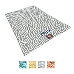 Majestic Pet Towers Personalized Dog Crate Mat, Gray, Large