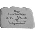 Kay Berry Dogs Leave Pawprints Personalized Memorial Stone