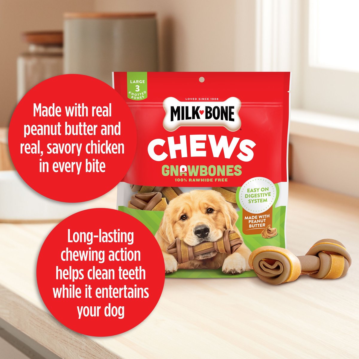 Milk bone outlet gnaw