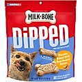 Milk-Bone Dipped Real Peanut Butter Crunchy Dog Treats, 32-oz bag