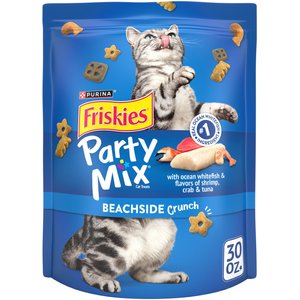 FRISKIES Party Mix Morning Munch Crunch Flavor Crunchy Cat Treats 2.1 oz bag Chewy