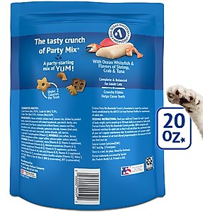 Friskies Party Mix Beachside Crunch Flavor Crunchy Cat Treats, 20-oz bag
