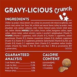 Friskies Party Mix Gravy-licious Chicken & Gravy Flavors Crunchy Cat Treats, 20-oz bag