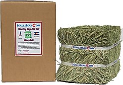Hall's Hay Timothy Hay 2nd Cut Mini-Bale Small Pet Food, 5-lb box