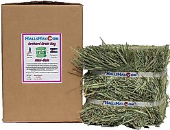 Hall's Hay Orchard Grass Hay Mini-Bale Small Pet Food, 5-lb box