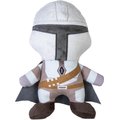 Fetch For Pets Star Wars: Mandalorian "Mandalorian" Squeaky Plush Dog Toy, 6-in