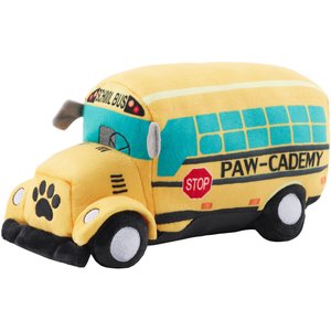 Frisco School Bus Plush Squeaky Dog Toy