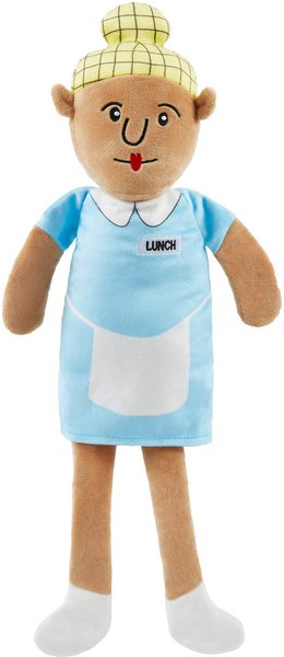 Frisco School Lunch Lady Plush Squeaky Dog Toy slide 1 of 4