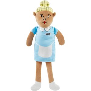 Frisco School Lunch Lady Plush Squeaky Dog Toy