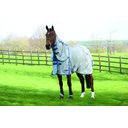 WeatherBeeta Comfitec Airflow II Detach A Neck Horse Blanket, Grey/Blue/Grey, 72-in