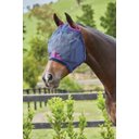 WeatherBeeta Comfitec Durable Mesh Horse Mask, Navy/Purple, Cob