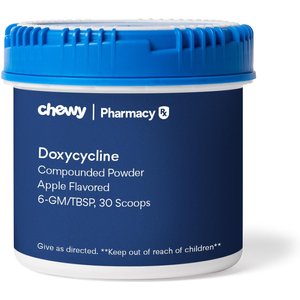 Doxycycline Hyclate Compounded Powder Apple Flavored for Horses, 6-GM/TBSP, 30 scoops