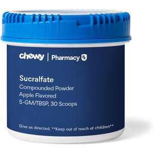 Sucralfate Compounded Powder Apple Flavored for Horses, 5-GM/TBSP, 30 scoops