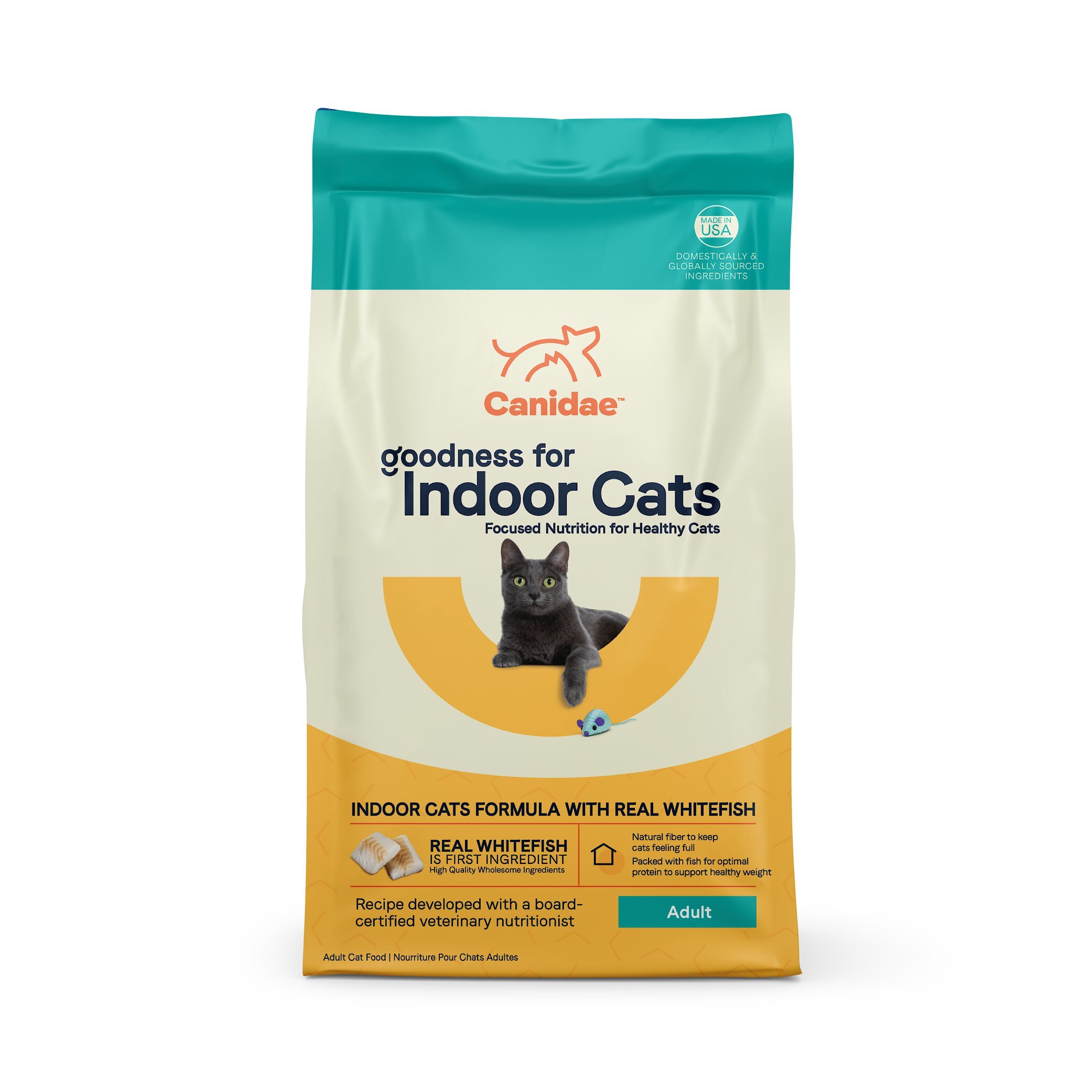 CANIDAE Goodness for Indoor Cats Real Whitefish Adult Dry Cat Food