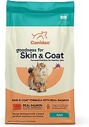 CANIDAE Goodness for Skin & Coat Real Salmon Adult Dry Cat Food, 5-lb bag