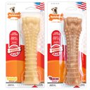 Nylabone Power Chew Original & Bacon Flavored Dog Chew Toys Aggressive Chewers Bundle, X-Large, 2 count