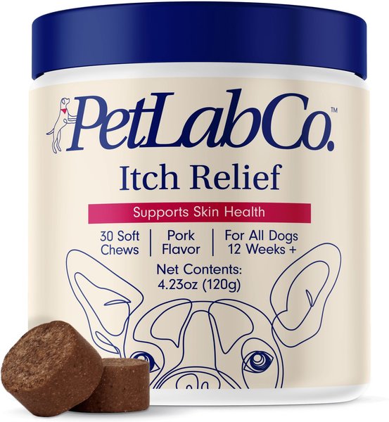 PetLab Co. Itch Relief Pork Flavor Dog Supplement, 30 count slide 1 of 10