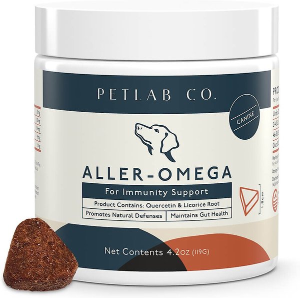 PetLab Co. Aller-Omega Chew Dog Supplement, 30 Count slide 1 of 6