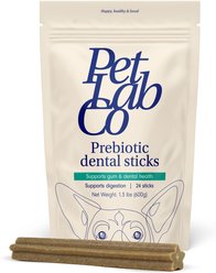 PetLab Co. Prebiotic Dental Sticks Dog Dental Chews, 24 count slide 1 of 8