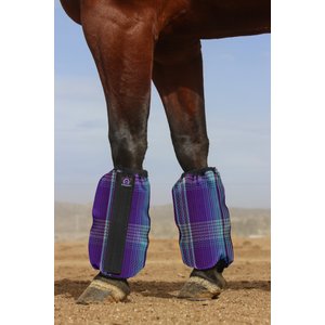 Kensington Protective Products Bubble Horse Fly Boots, 4 count, Lavender Mint, Large
