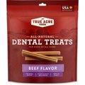 True Acre Foods All-Natural Dental Chew Sticks Beef Flavor Dental Dog Treats, 32 count