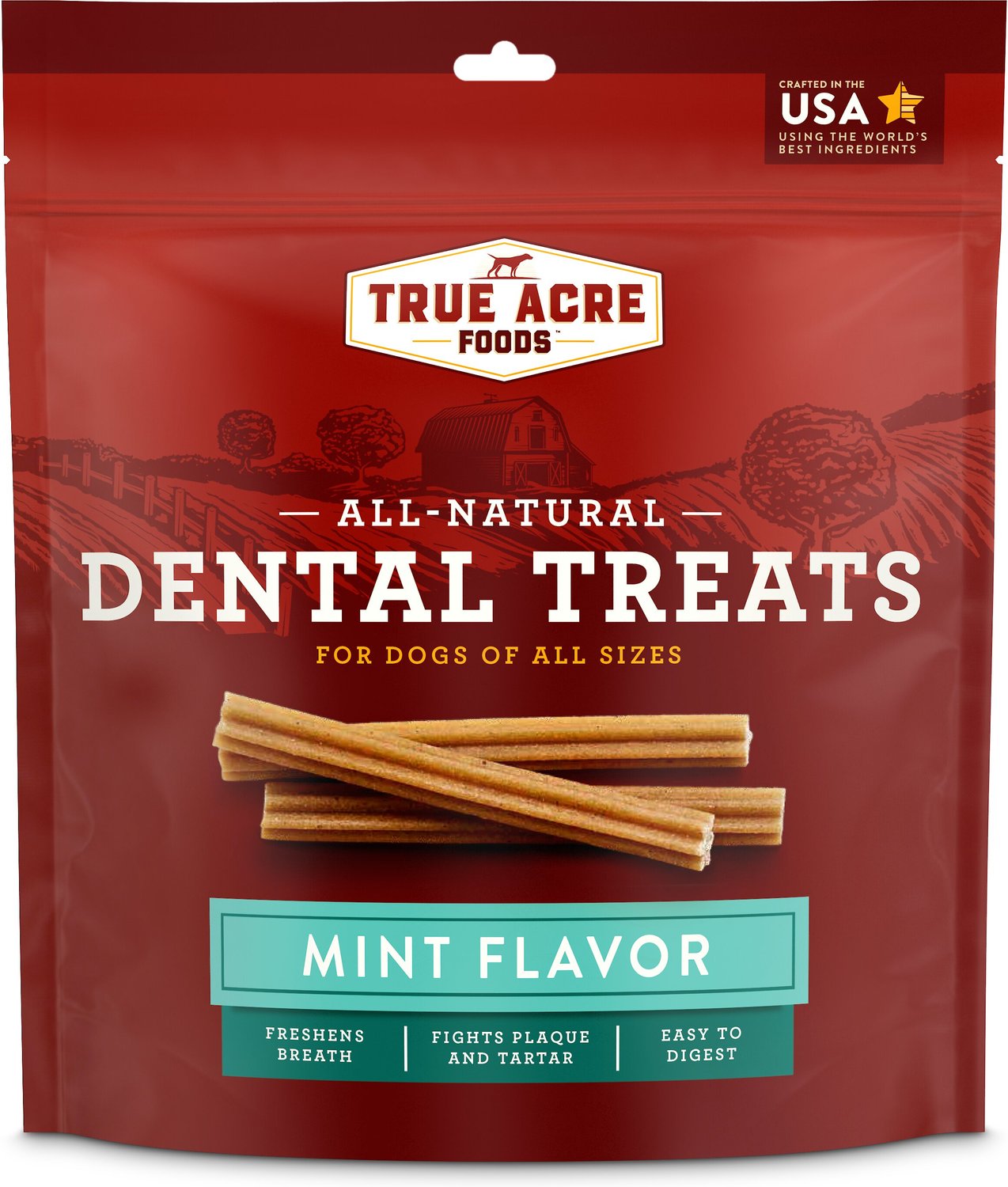 True Acre Foods All-Natural Dental Chew Sticks