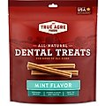 True Acre Foods All-Natural Dental Chew Sticks Mint Flavor Dental Dog Chews, 32 count