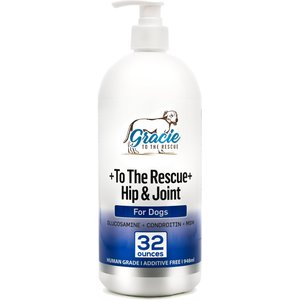 Gracie To The Rescue Hip & Joint Dog Supplement, 32-oz bottle