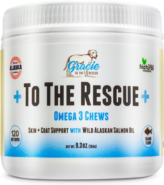 GRACIE TO THE RESCUE Omega 3 Skin & Coat Support with Wild Alaskan