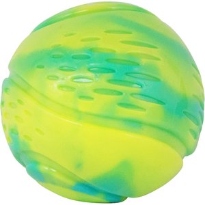 Petstages Grunt N Punt Squeaky Tennis Ball Dog Toy, Yellow & Green