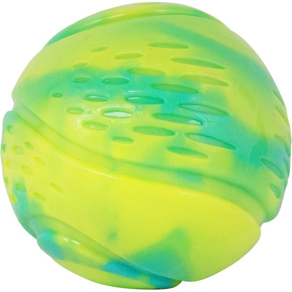 Pet Food Express Rainbow Tennis Ball Dog Toy