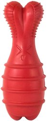 Petstages Grunt Fetch Bunny Stick Dog Chew Toy, Red