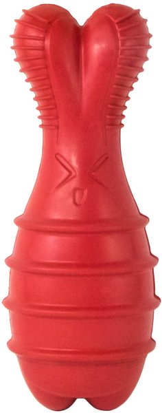 Petstages Grunt Fetch Bunny Stick Dog Chew Toy, Red slide 1 of 7