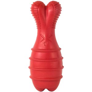Petstages Grunt Fetch Bunny Stick Dog Chew Toy, Red